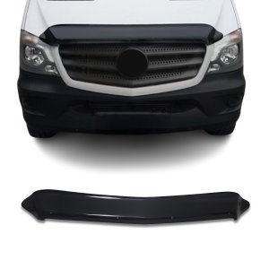 Mercedes Sprinter W906 Hood Deflector - Omac - Acrylic - Black - 2014-2018